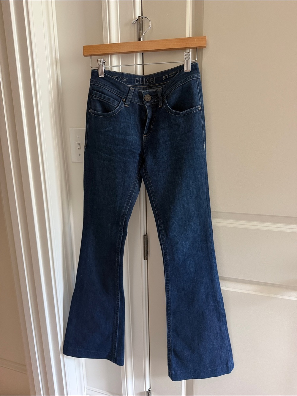 DL1961 Women's Dark Indigo Flare Jeans